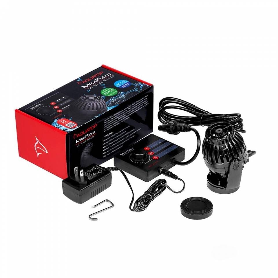 AQUATOP 2,113 GPH MaxFlow DC Wavemaker, 25W with Controller, MWV-2000