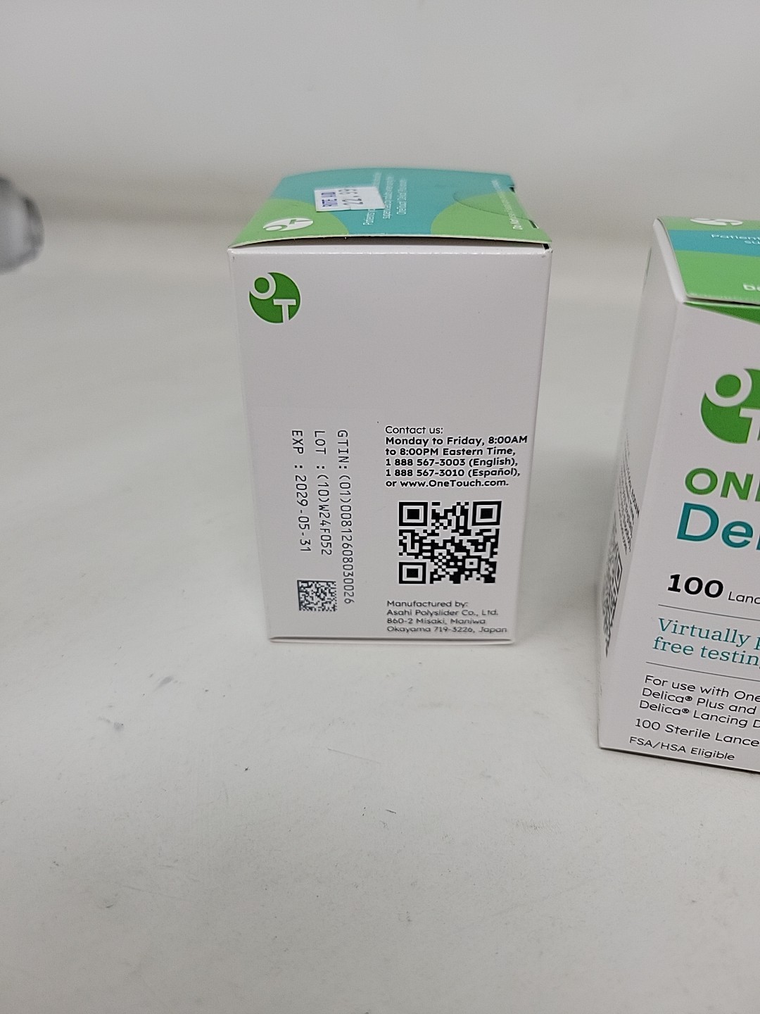 400 One Touch Delica Plus 30G Lancets - EXP 2029