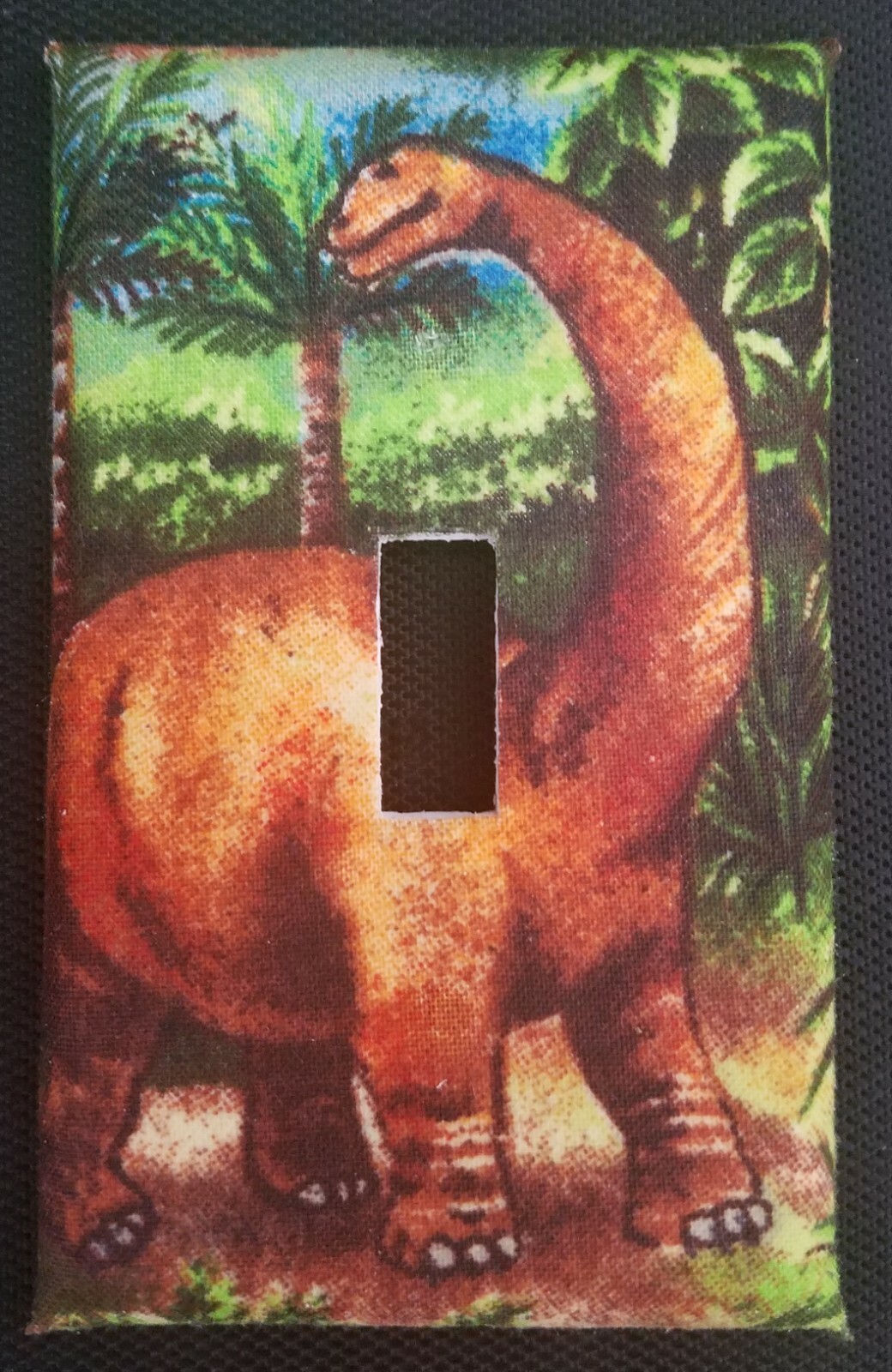 DINOSAURS LIGHT SWITCH & OUTLET COVERS; PREHISTORIC & FUN! FREE SHIPPING