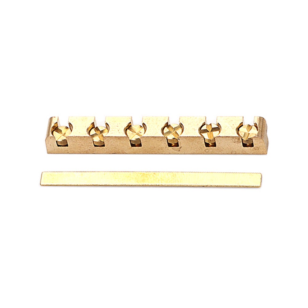 42mm Adjustable Brass Guitar Nut with Gasket for Stratocaster ST Strat LP