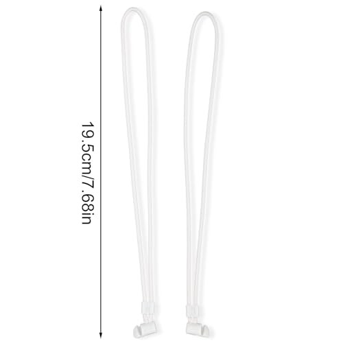 2pcs Controller Strap for Meta Quest 2 White Replacement Wrist Straps |