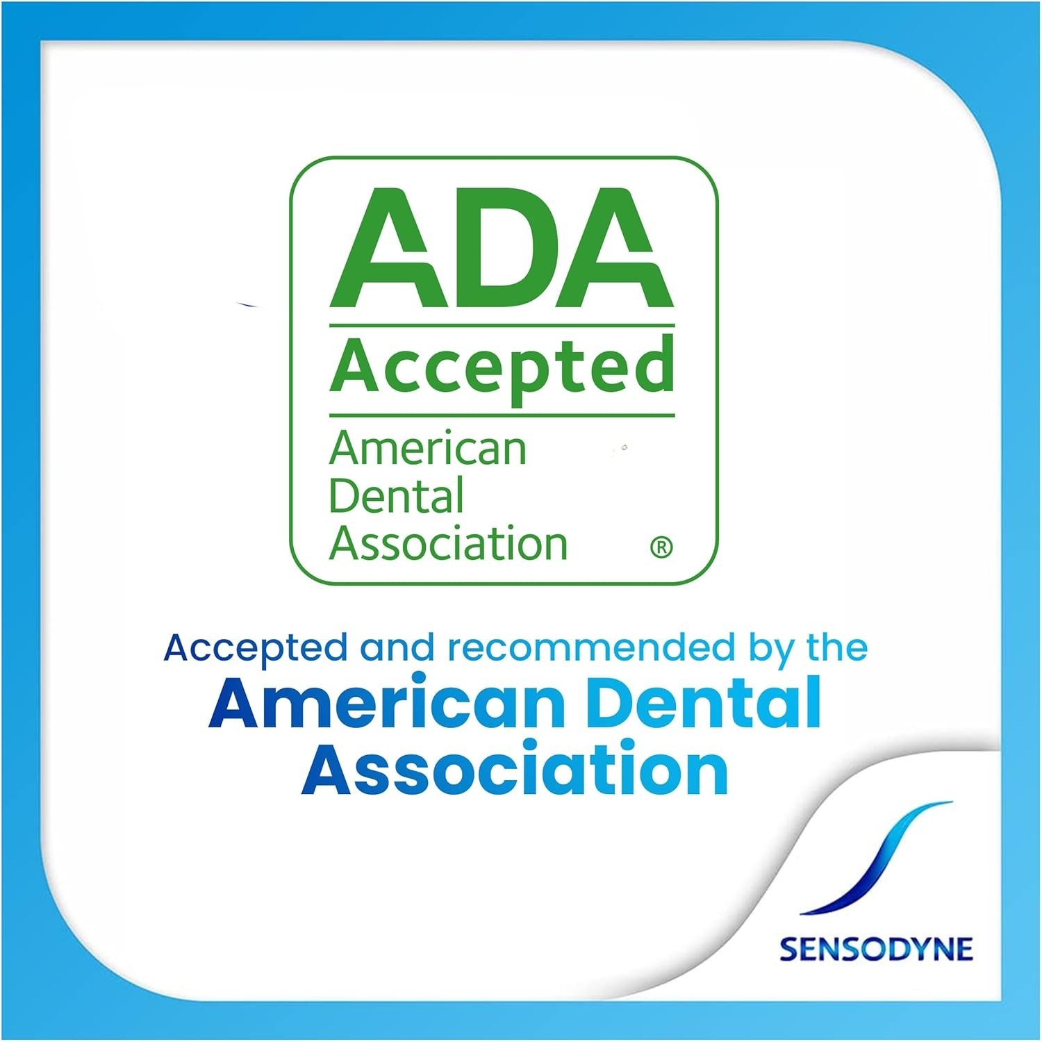 Sensodyne Fresh Mint Toothpaste for Sensitive Teeth, ADA Accepted, 4 oz, 2 Pack