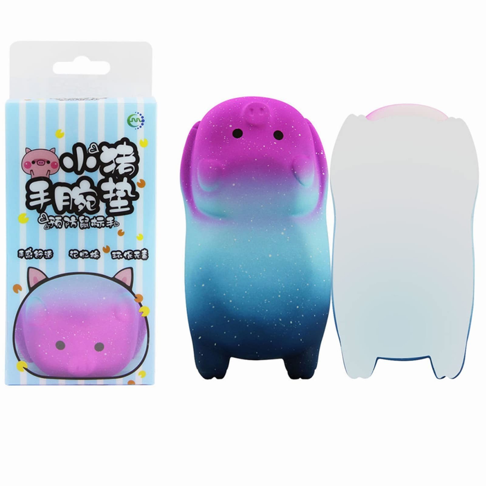 Small Wrist Rest Mouse Pad, Mini Cute Ergonomic Mousepad Memory Foam Design P...