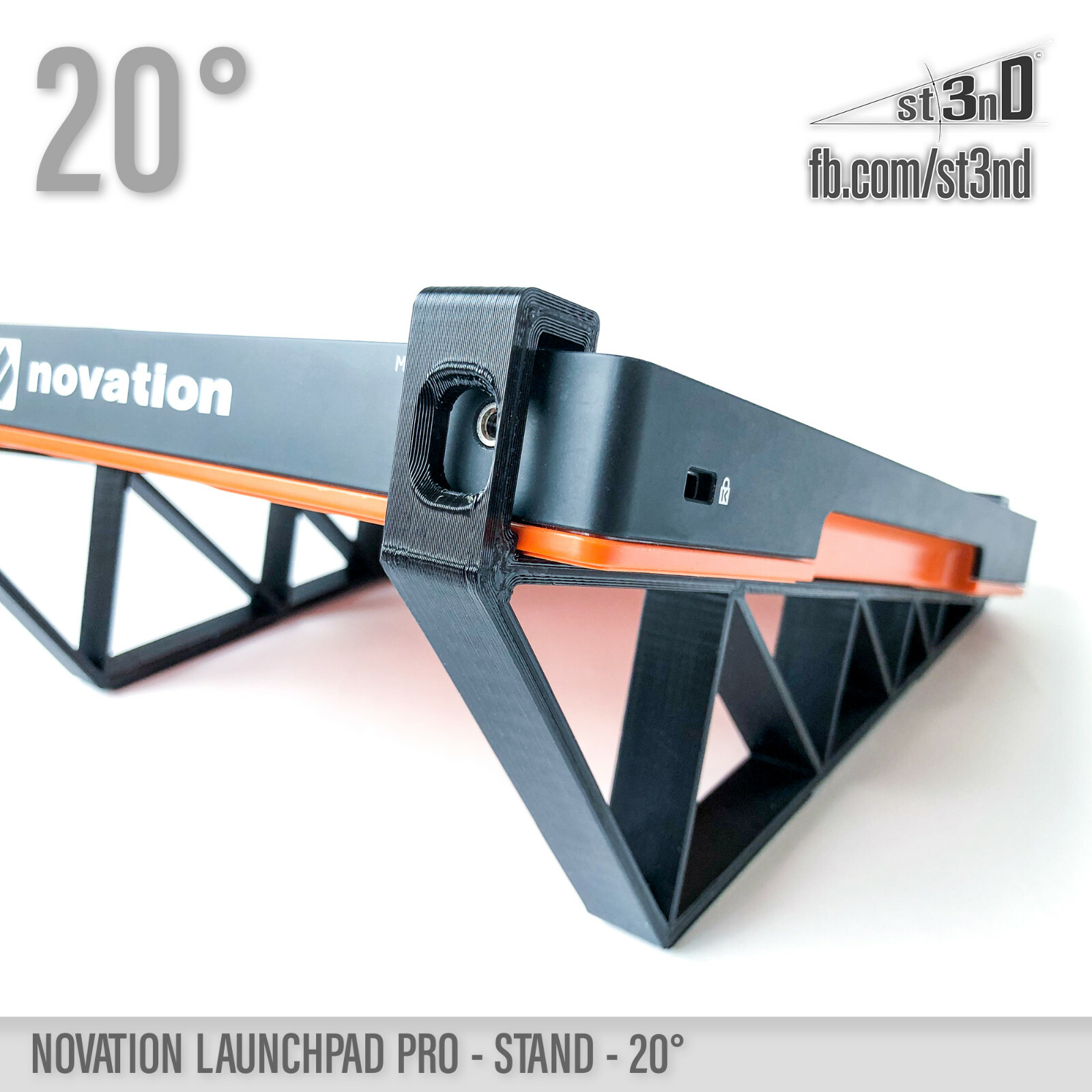 NOVATION LAUNCHPAD PRO STAND - 20 degrees - 3D printed - 100% Buyer satisfaction