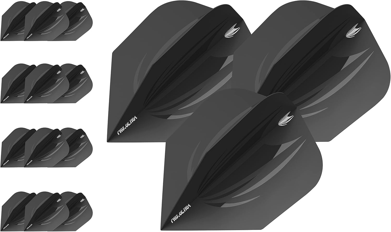 5 X ID Pro. Ultra Dart Flights No. 2 and No. 6 – 15 in Total