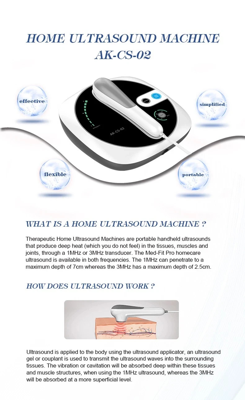 Ultrasonic Physiotherapy Instrument AK-CS-02
