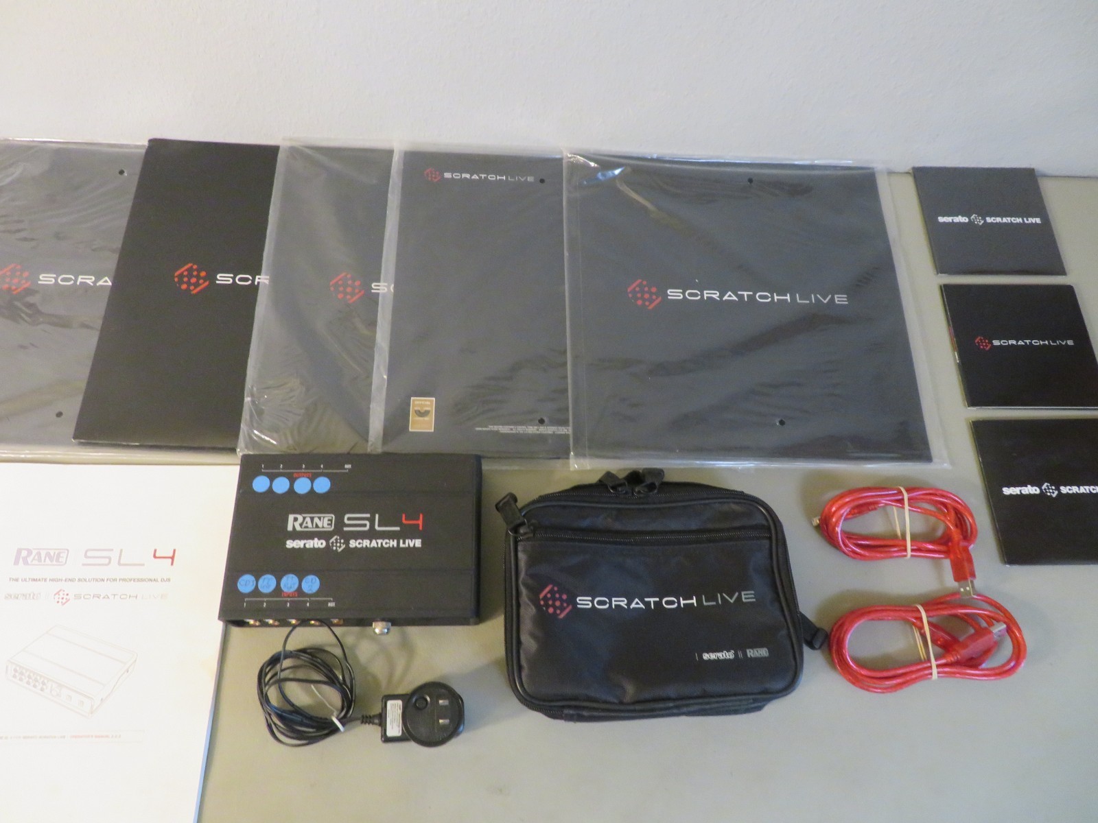 RANE SL4 SERATO DJ Mixer Audio interface - 4 Inputs - 2 USB Ports - Tested
