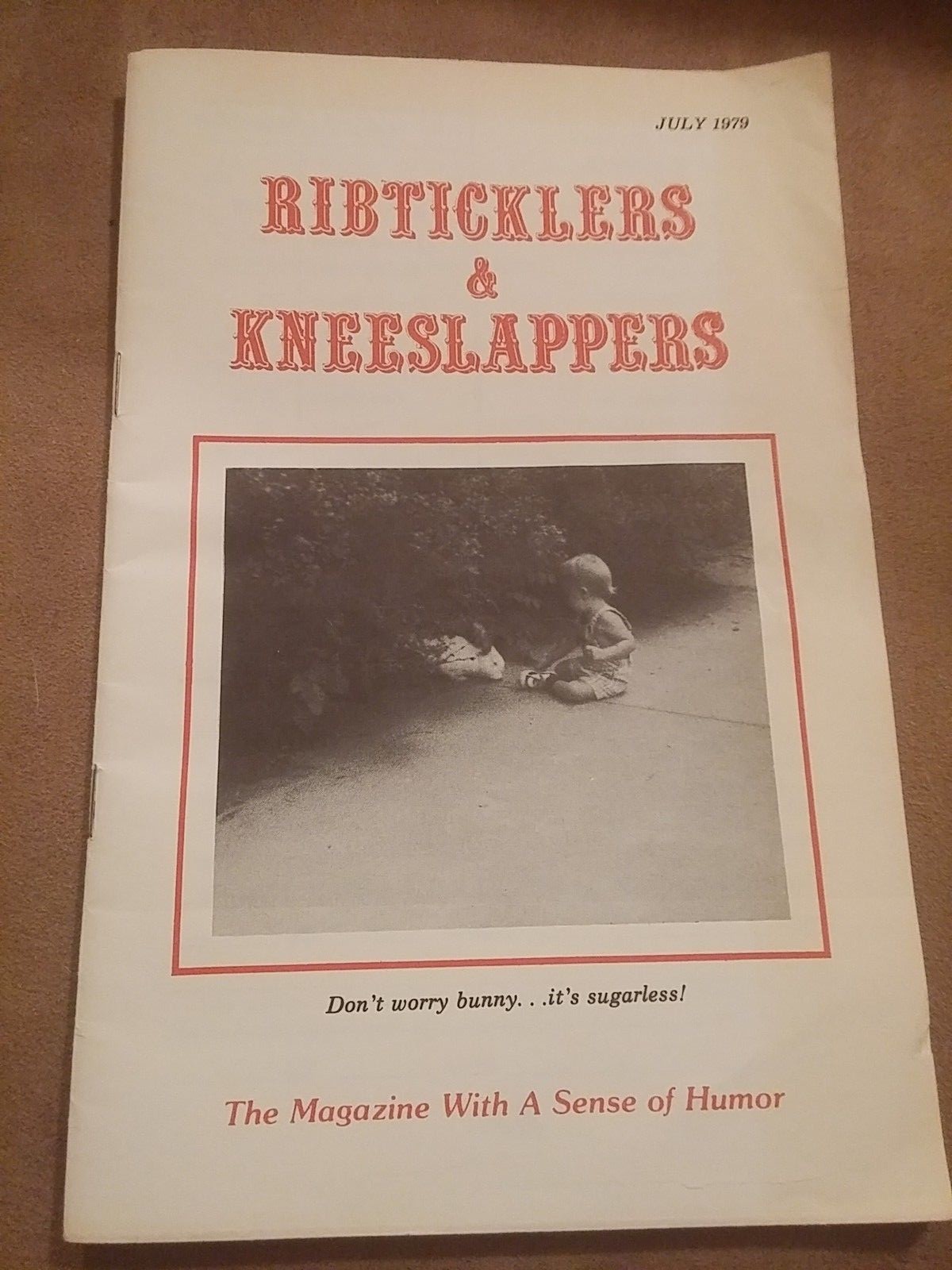 Ribticklers & Kneeslappers Magazine July 1979 Sense of Humor