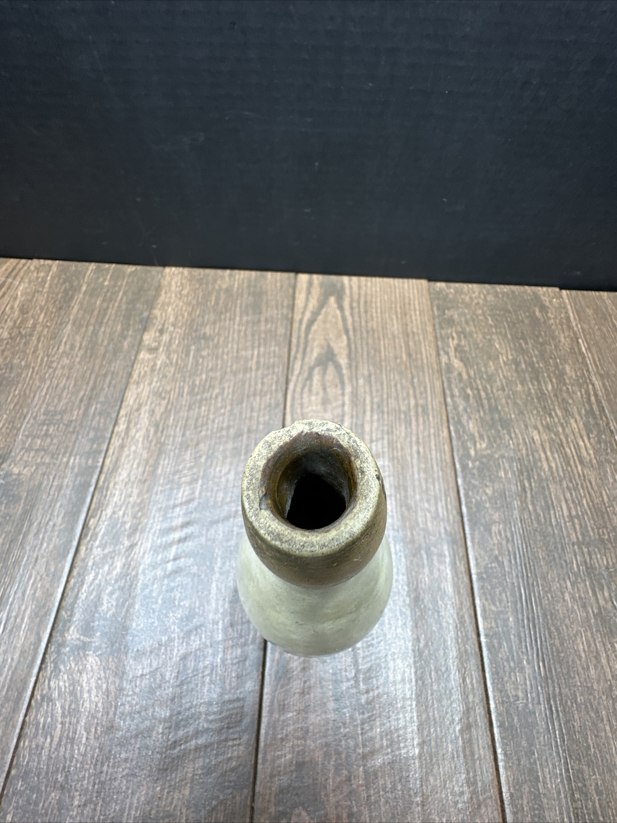 Vintage Glazed E.VEIL STONWARE BOTTLE