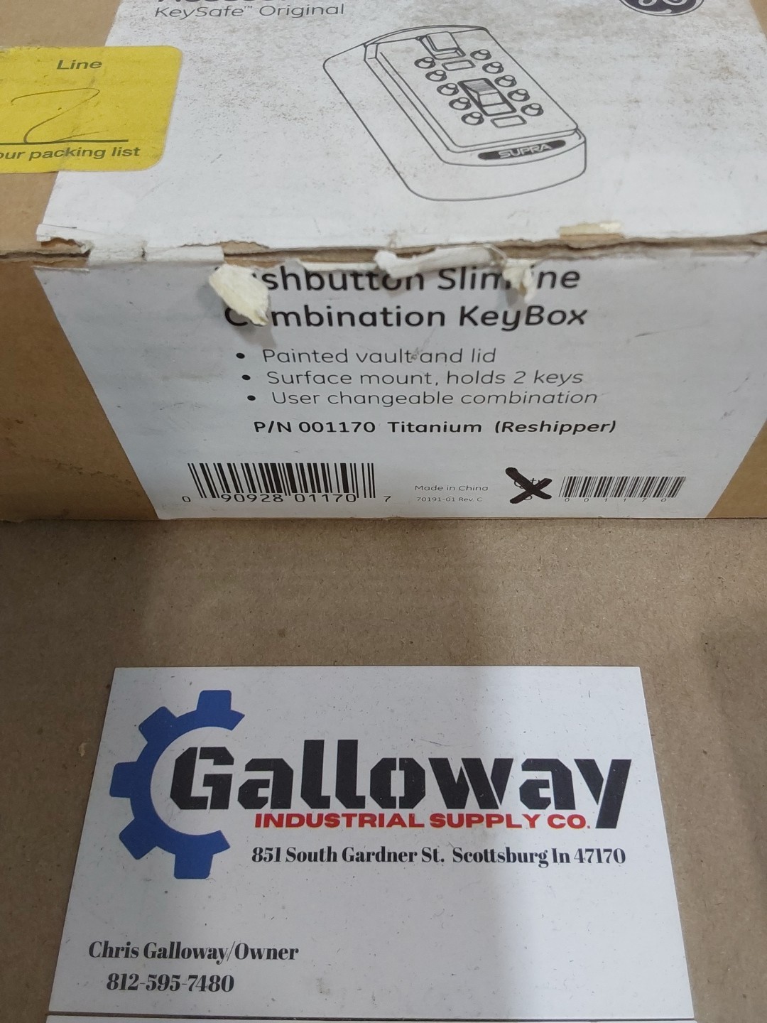 GE Access Point Key Safe Original 001170 - Holds 2 Keys - Security Storage