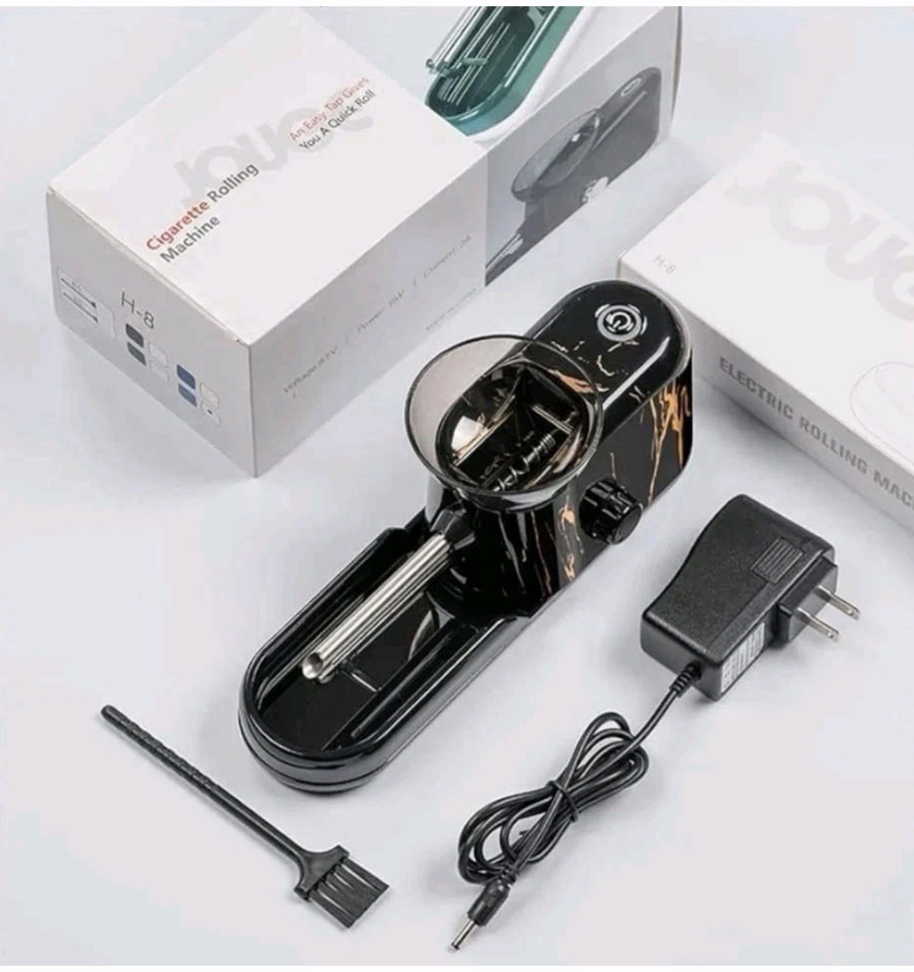 JOUGE Electric Cigarette Rolling Machine Portable Automatic 6.5  New Sealed