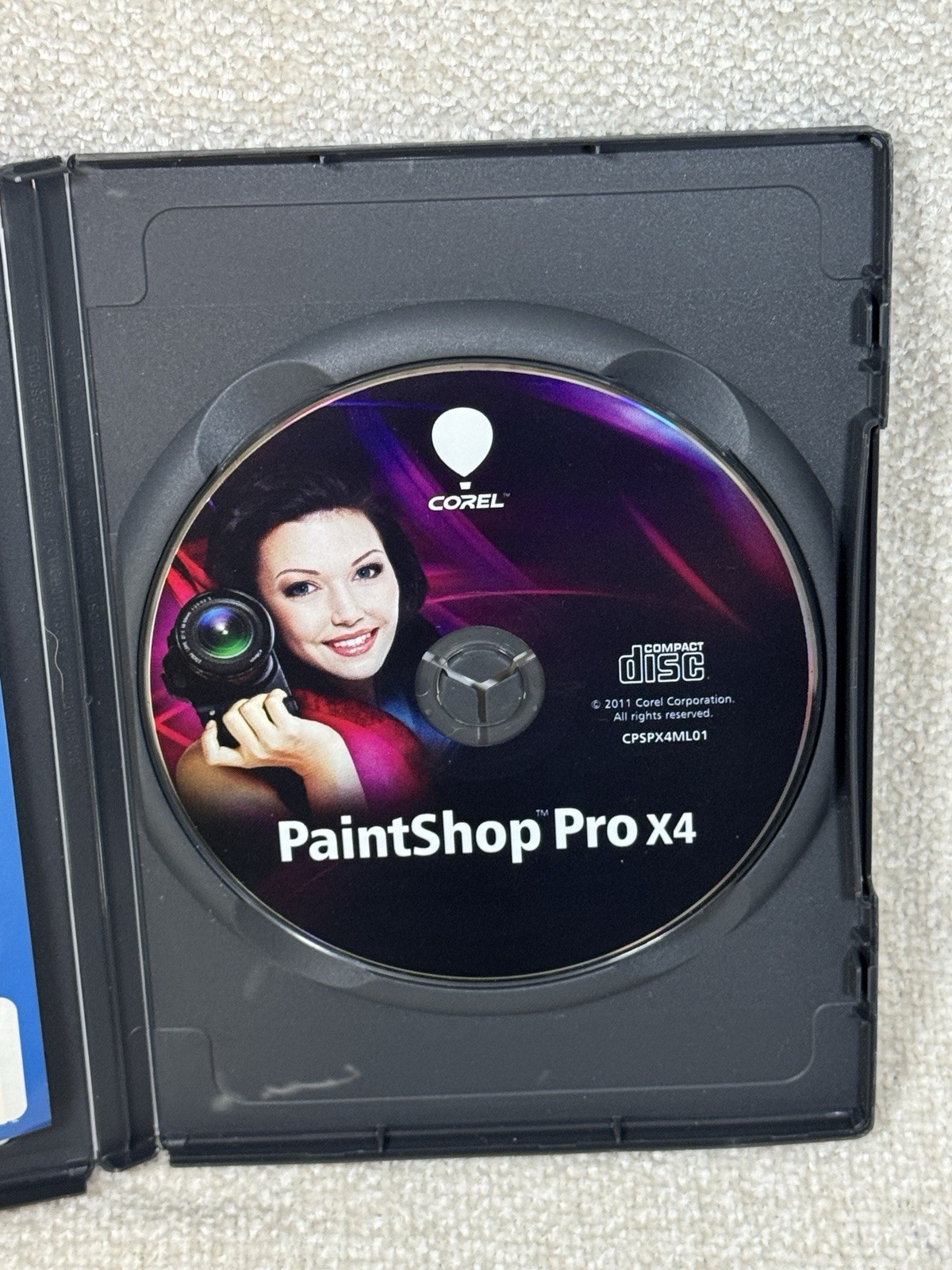 Corel PaintShop Pro X4 PC Software CD Photo Editing Windows XP 7