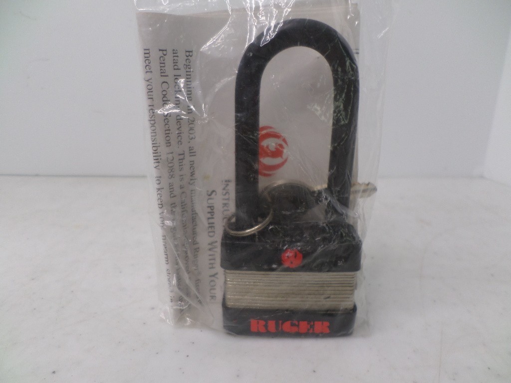 Ruger Gun Pistol Lock Padlock #PM265B New in Package NIP