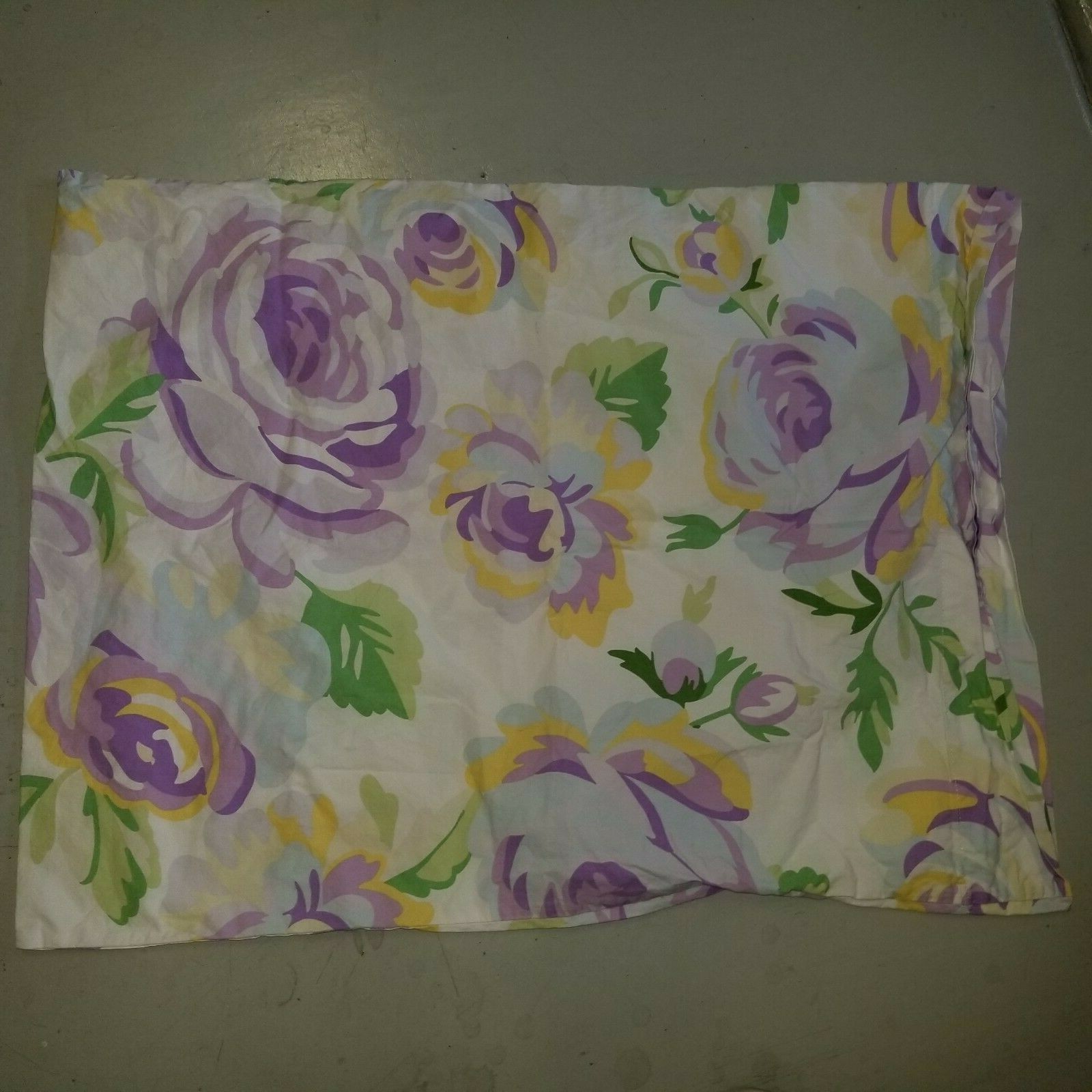 Pottery Barn Kids "Purple Roses" Pillowcase