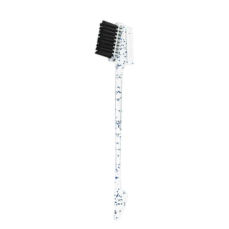 Reusable Plastic Double-Ended Eyelash Comb & Brush Tool, Multicolor