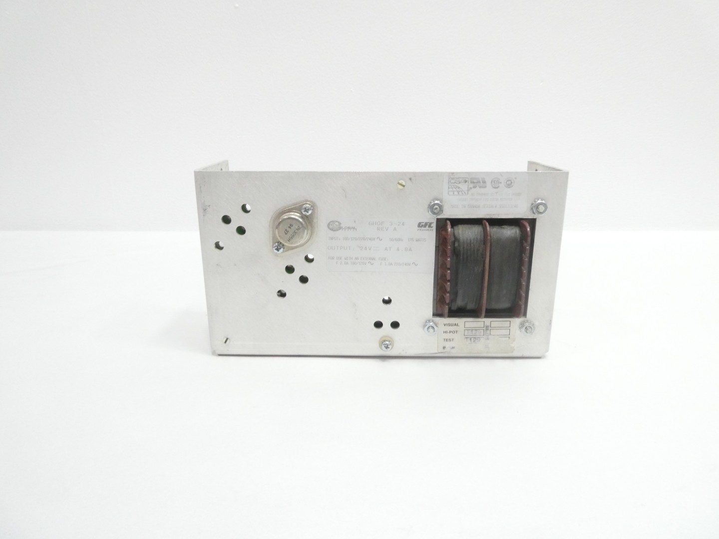Gfc Hammond GHOF 3-24 Power Supply 100/120/220/240v-ac 4.8a Amp 24v-dc 175w
