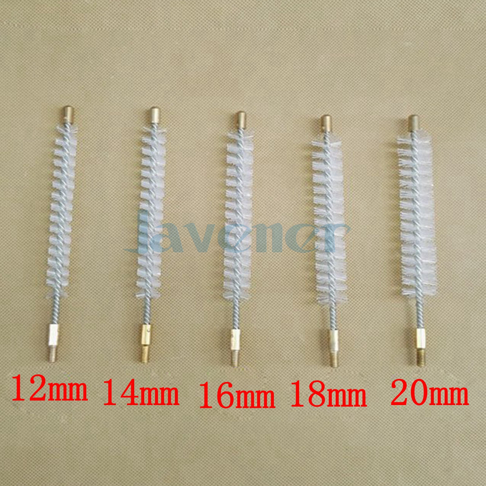 12-100mm Brush Diameter Nylon Pipe Tube Cleaning Brass Head Cooler