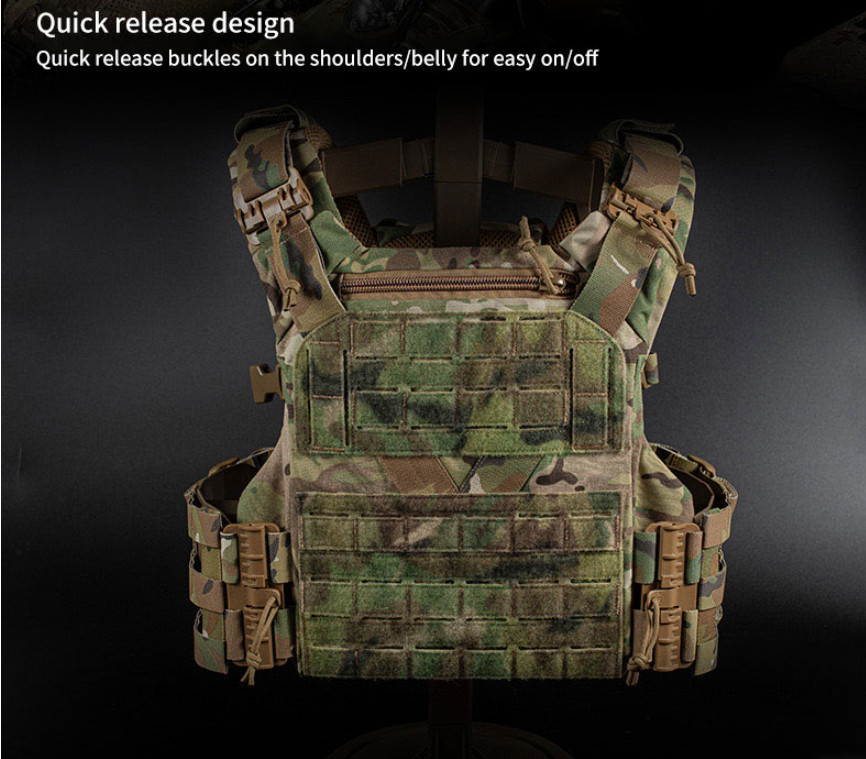 Israel Tactical Vest K19 Plate Carrier Molle Quick Release Fast Adjust Vest