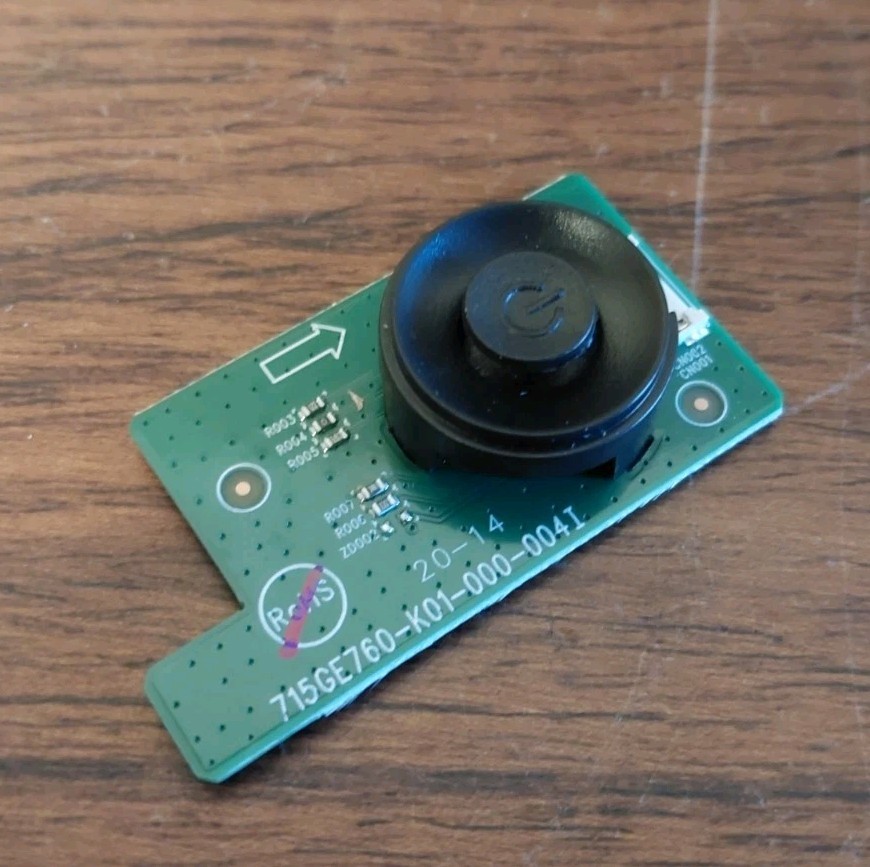 Samsung 27" Monitor S27D366GAN On/Off Power Button Board - 715GE760-K01-000-004I