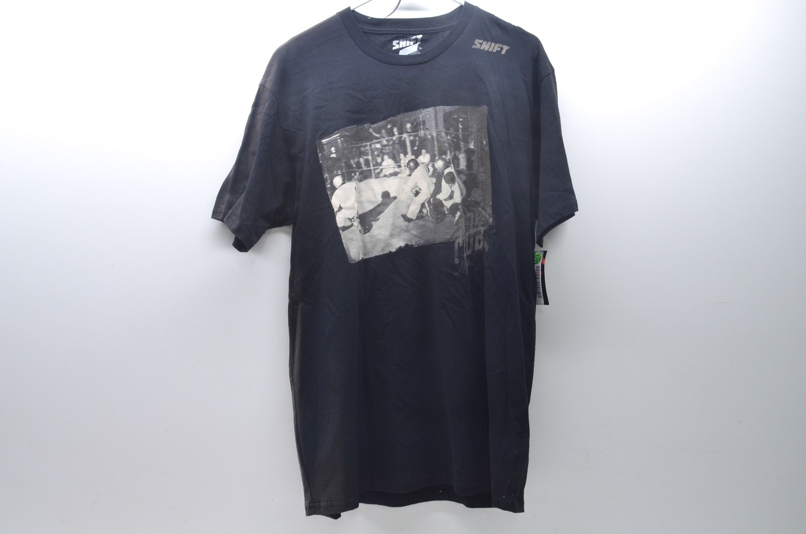 Shift 49093-001-L Adult Large Black Faded club Tee NOS