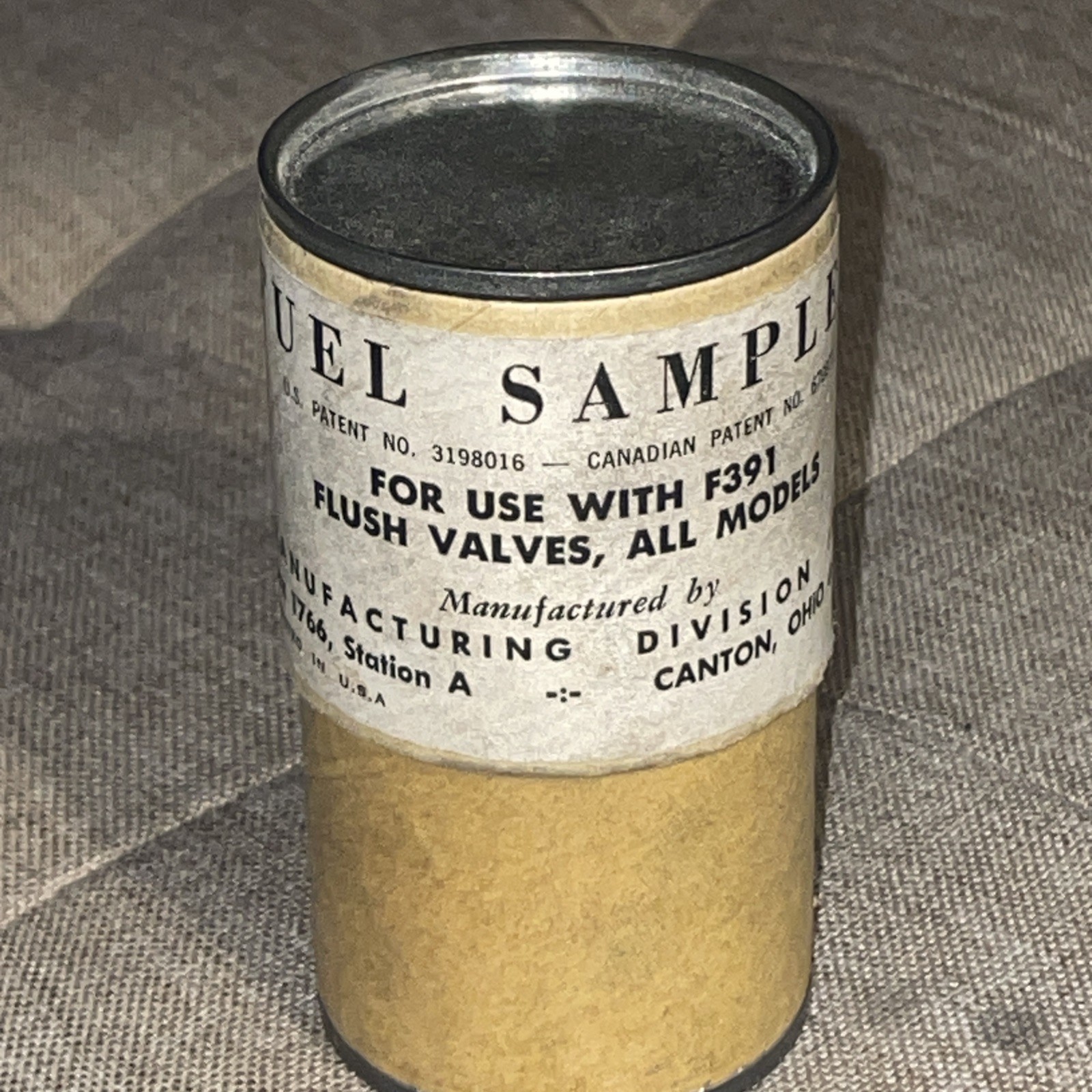 NEW Old Stock Aircraft Fuel Testing Cup Canton Ohio