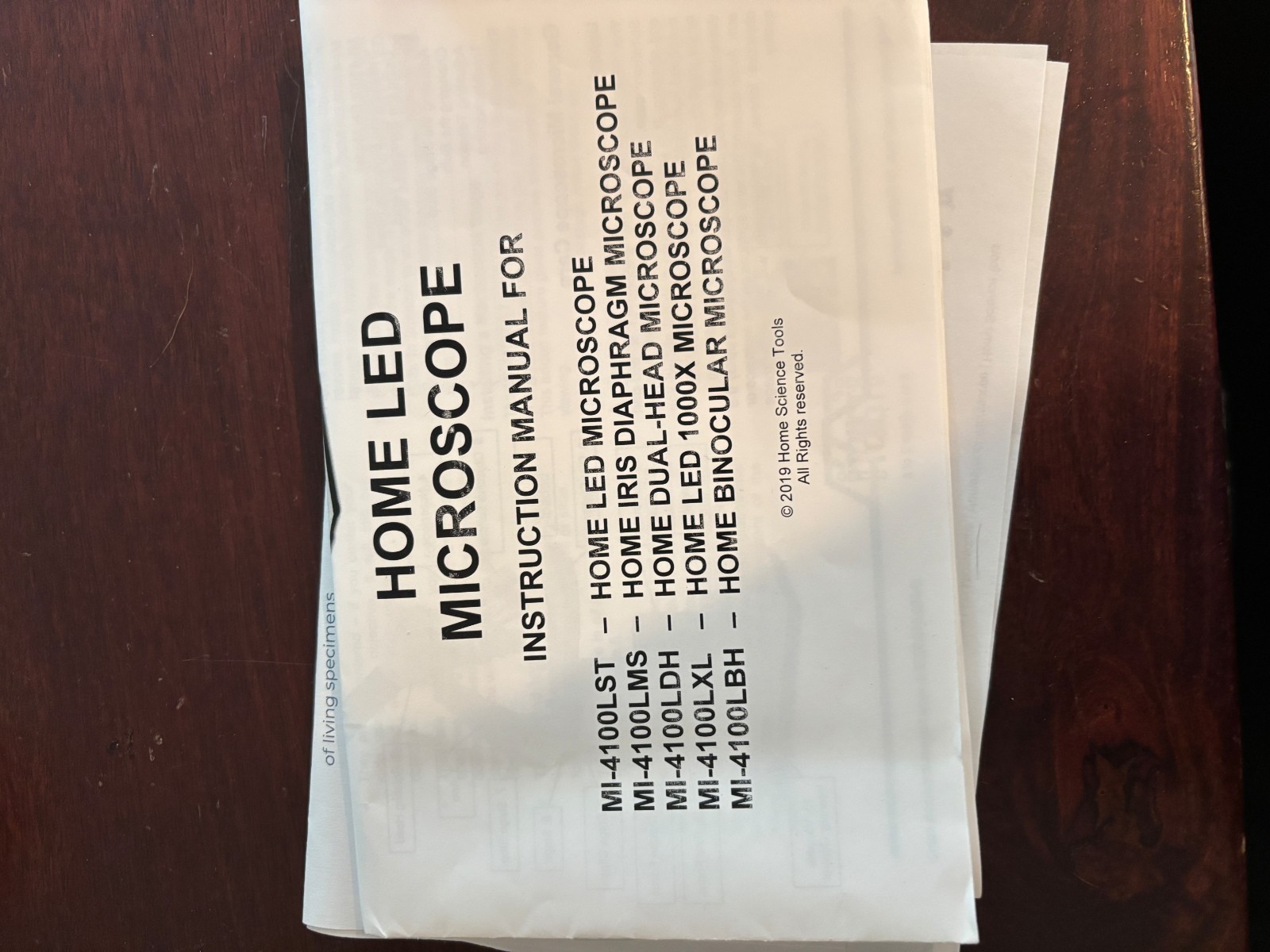 Home Science Tools MI-4100 LED Microscope Premium 40x, 100x, 400x Magnification