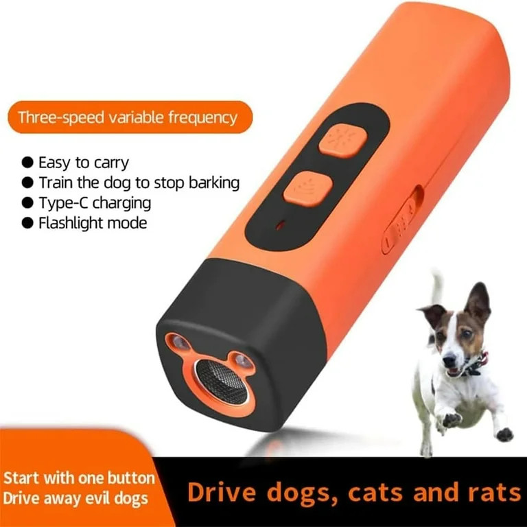 Anti Barking Device Ultra Sonic, Warning Tone, Flashlight, Waveform Regulation