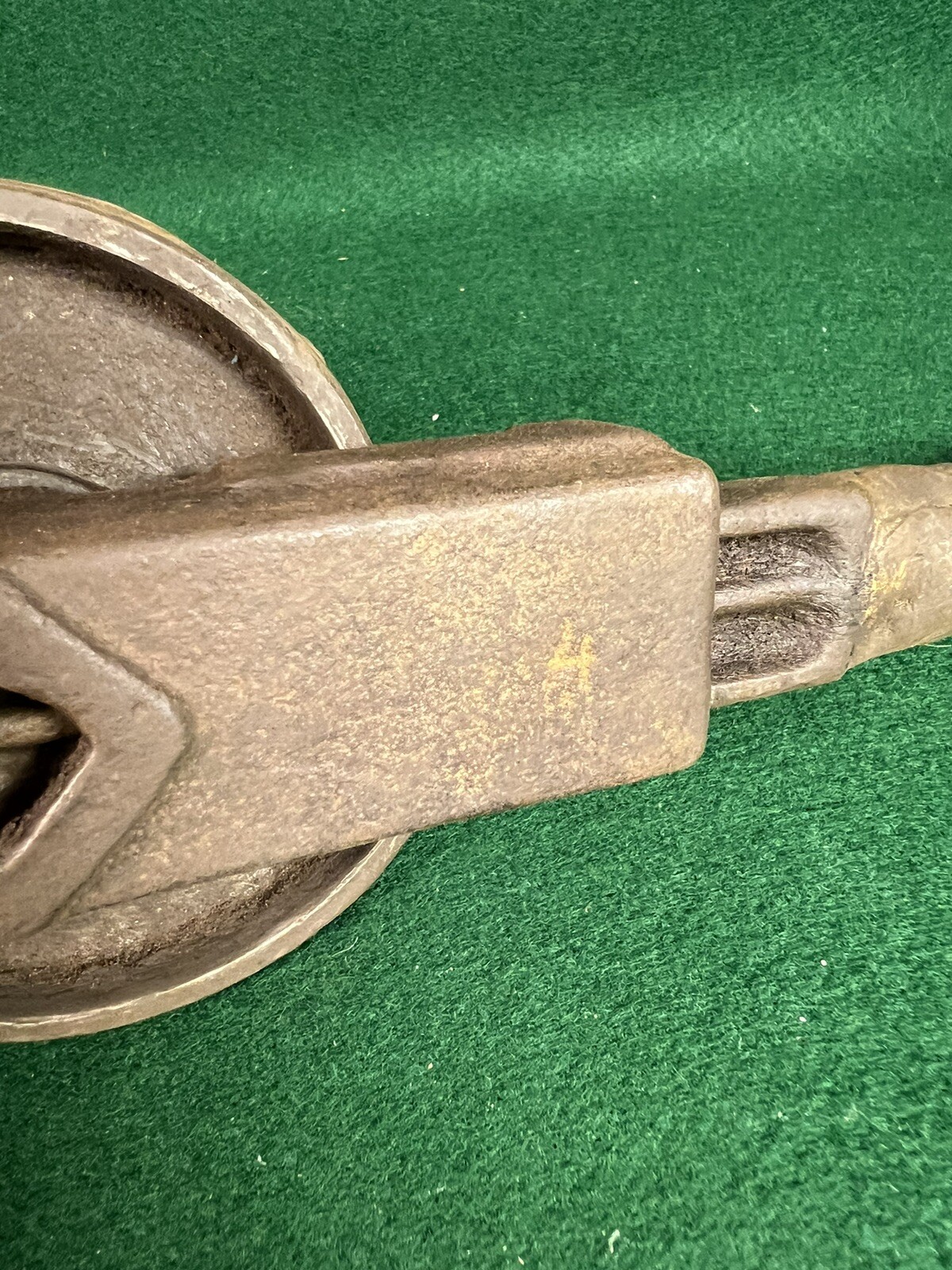 Rare Antique O.F. Smith Push Pull Tool Moline Illinois