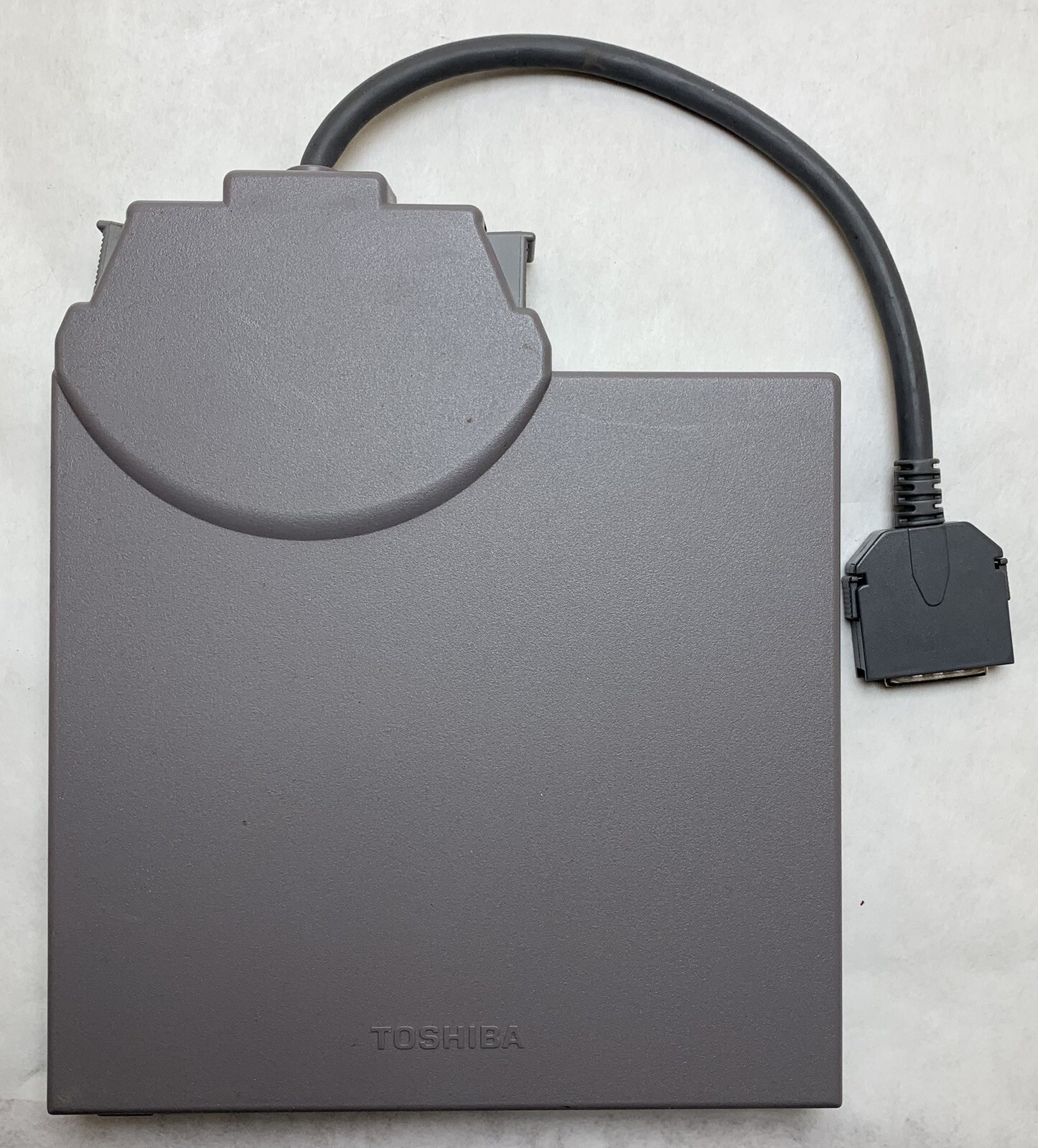 Vtg Toshiba External 3.5 Floppy Disc Drive Attachment Case FDDADPSA03
