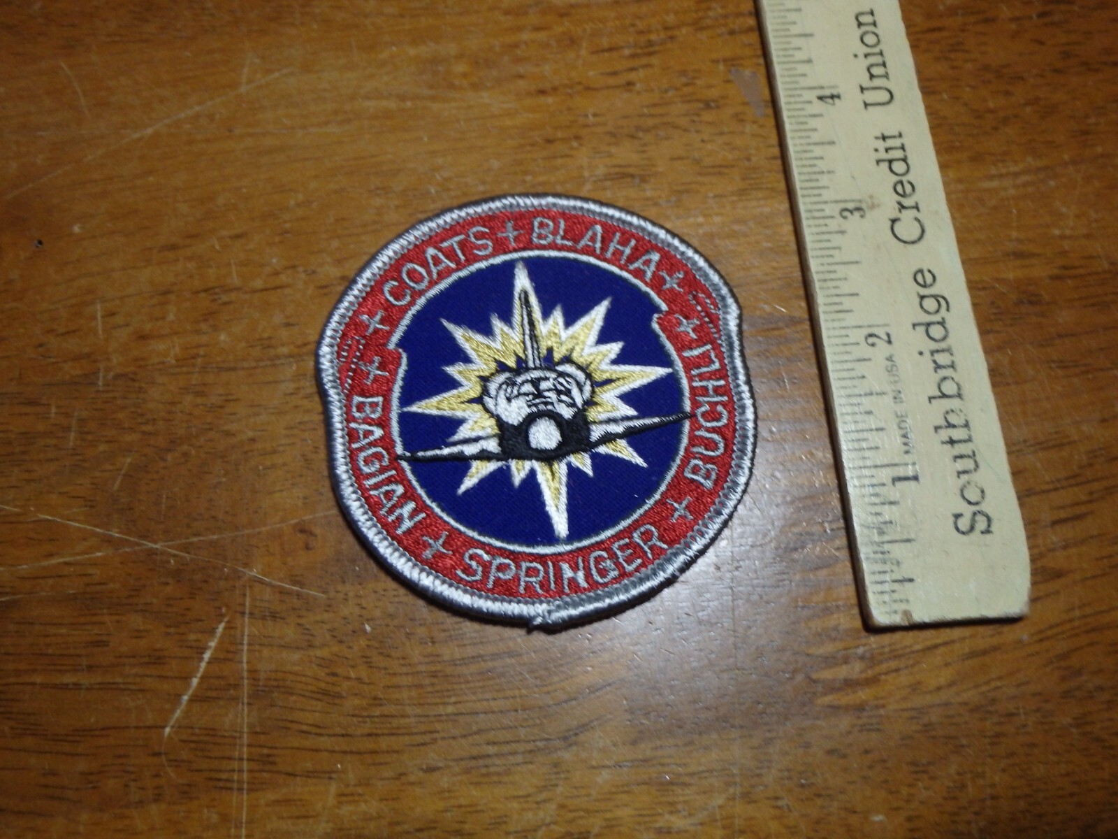SPACE SHUTTLE MISSION   ASTRONAUTS  APOLLO GEMINI PATCH BX AA#1