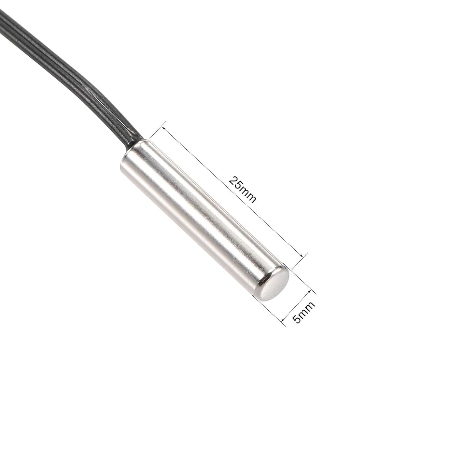10K Temperature Sensor Probe, 3pcs 1 Meter Waterproof Temp Probe,...