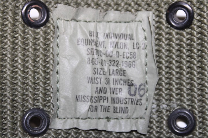 US Military Issue Alice Field Gear Belt Suspenders 4 Ammo Pouches 2Canteen LARGE