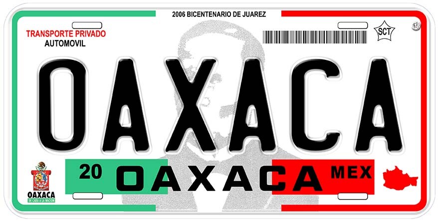 Zaragoza Oaxaca Mexico Any Name Personalized Novelty Car License Plate