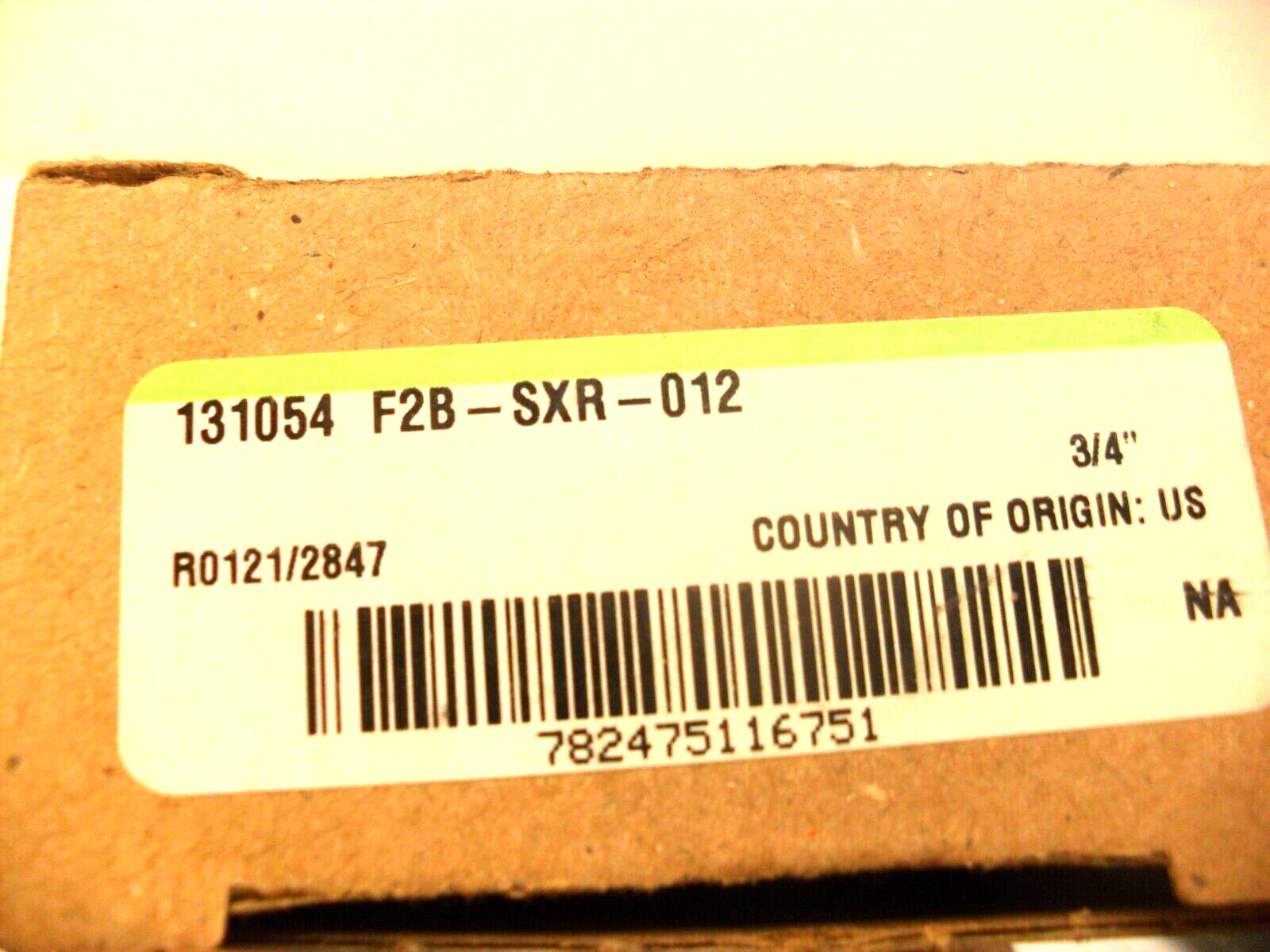Dodge 131054 - F2B-SXR-012- 3/4" bore 2-Bolt Flange Ball Bearing  Eccentric Lock