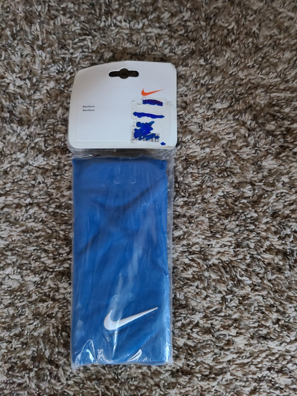 NIKE DRI FIT BLUE BANDANA