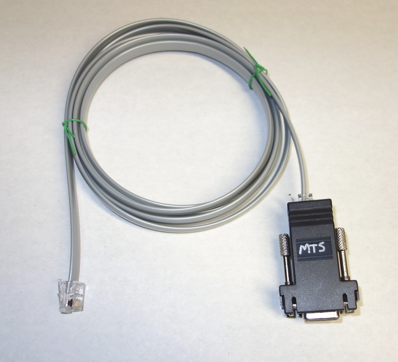 Mettler Toledo Parcel Scale 15ft Serial Cable RJ12-DB9﻿ PS15 PS30 PS60 PS90