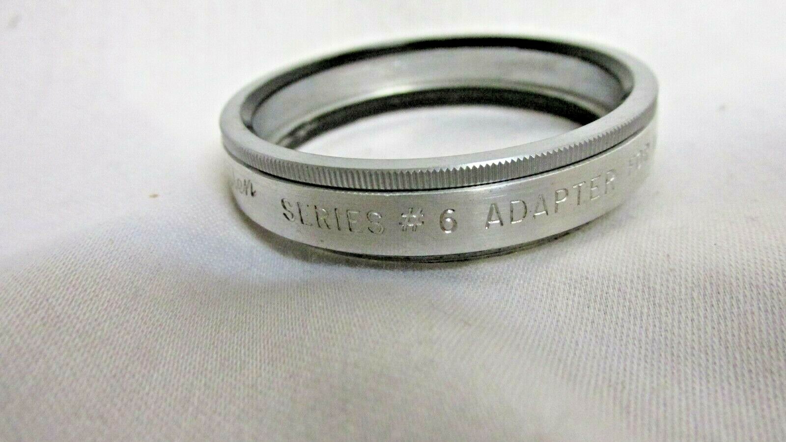 VINTAGE TIFFEN SERIES 6 ADAPTER FOR NIKKOR 5.0 F: 1.4 w/ RING