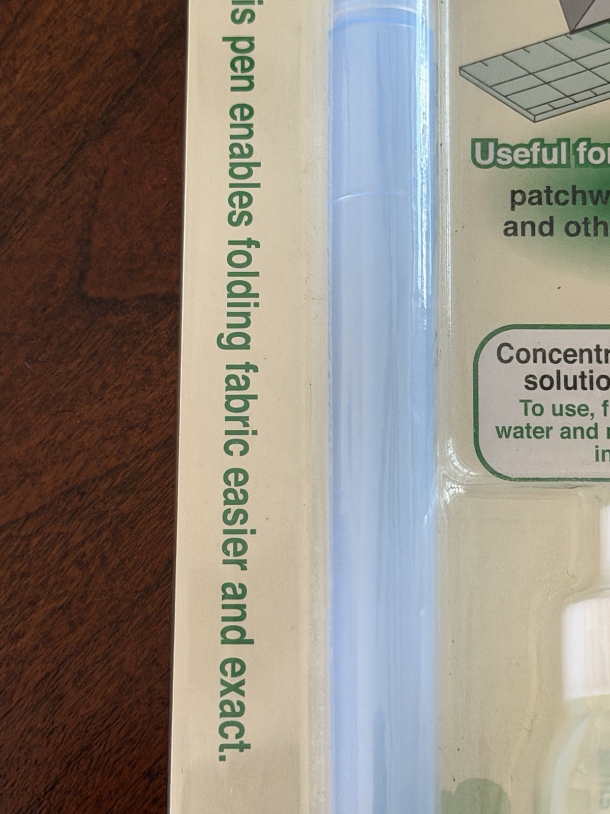 Clover Fabric Folding Pen Concentrated Marking Solution Included