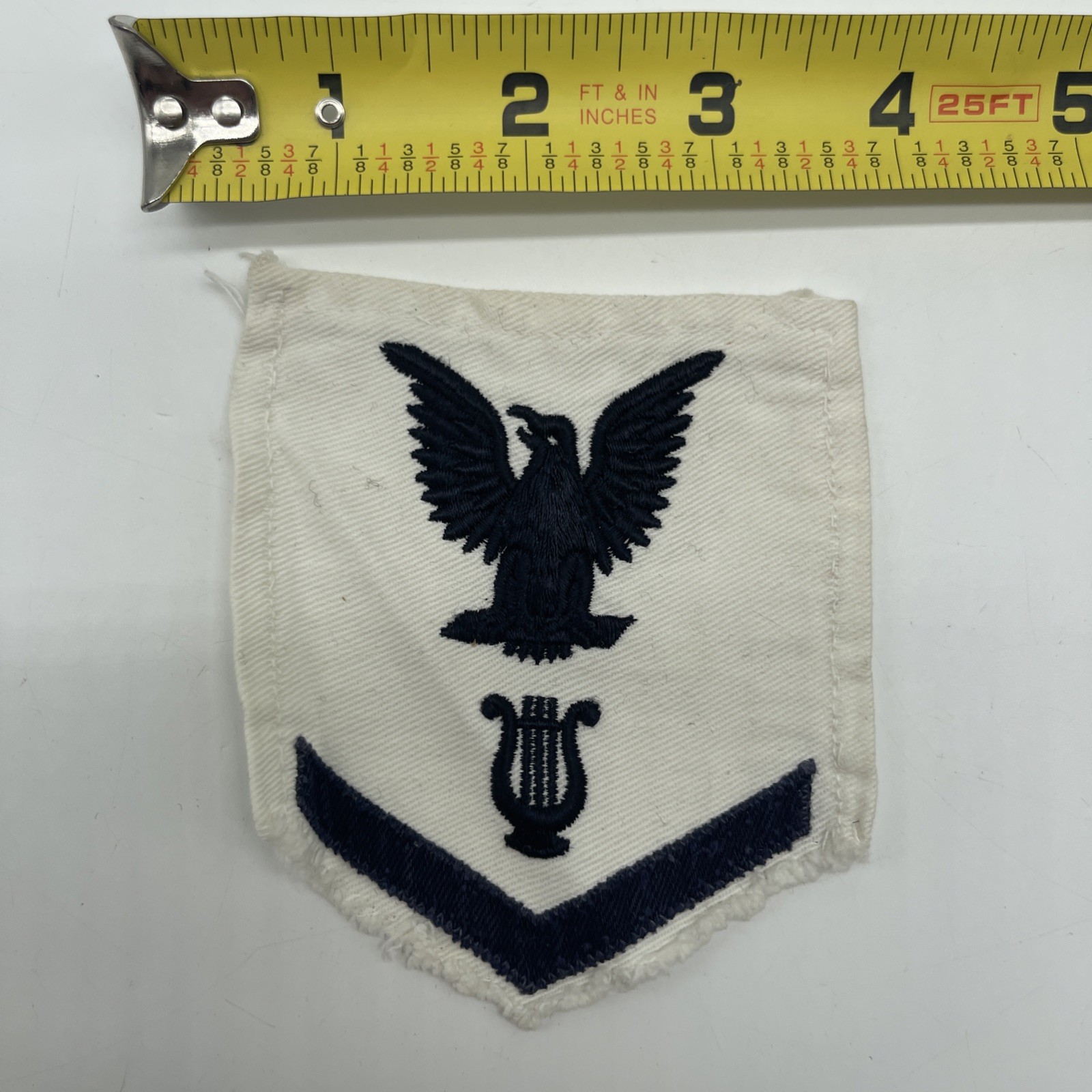 U.S. Military Navy Petty Officer 3rd Class Musician Rank Summer Shoulder Patch