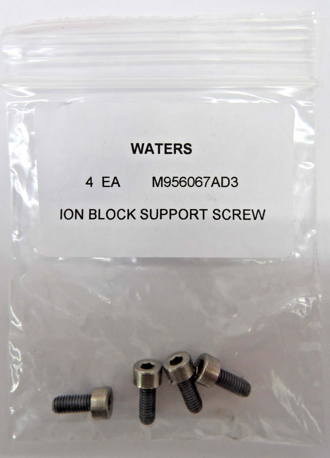 Waters M956067AD3 Ion Block Support Screw Qty: 4