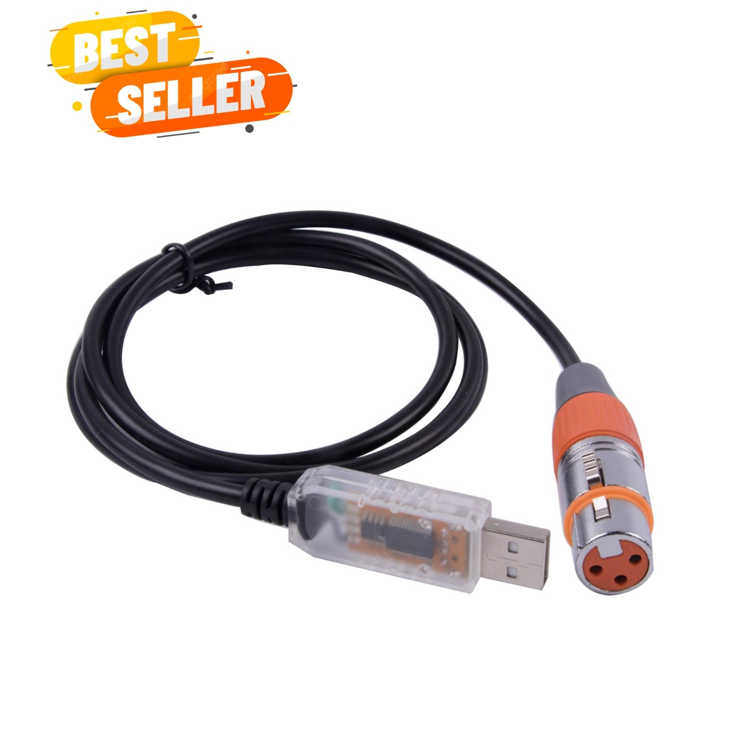 USB to DMX Interface Adapter LED Studio Computer PC Stage Light Controller Di...
