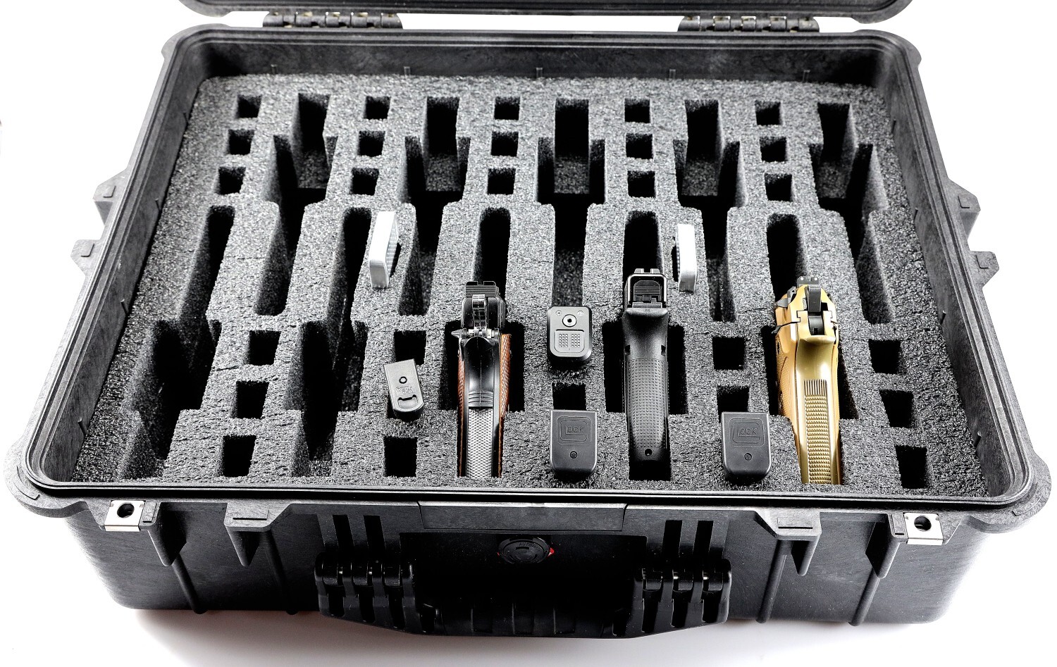 New Optic Ready QuickDraw 10 pistol Range foam fits your Pelican 1600 case