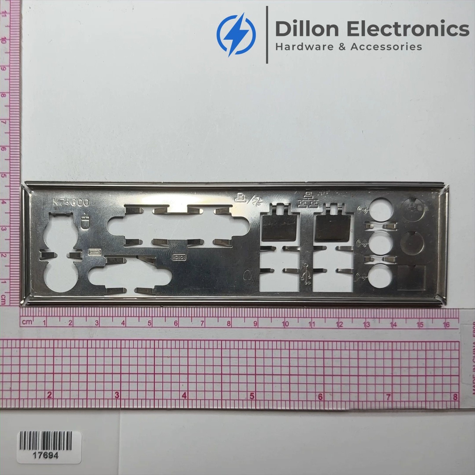 ATX Motherboard IO Shield Backplate Rear I/O Plate Unknown Compatibility