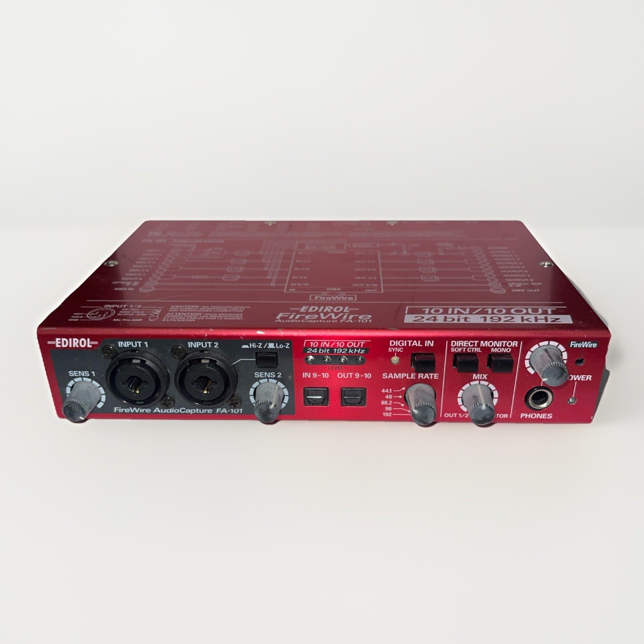 EDIROL FA101 Audio Capture 10 In / 10 Out Audio Interface NOT TESTED