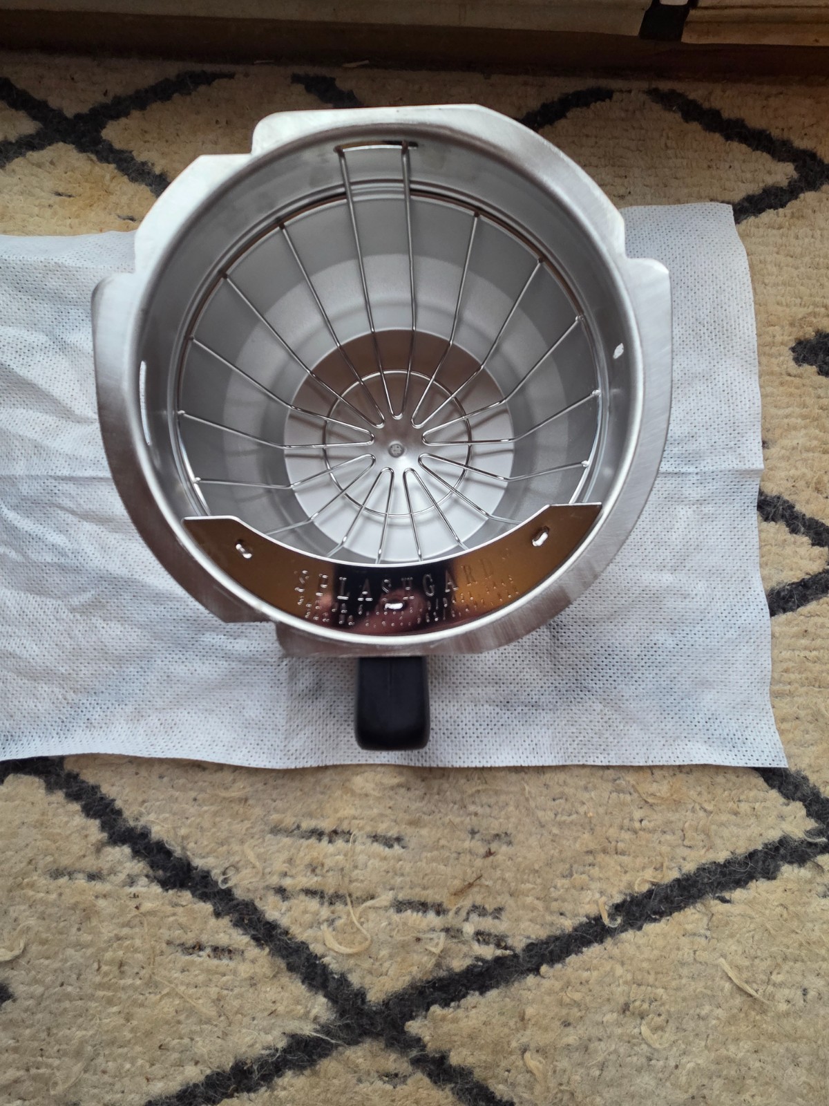 bunn gourmet brew funnel w/ wire insert and splash guard