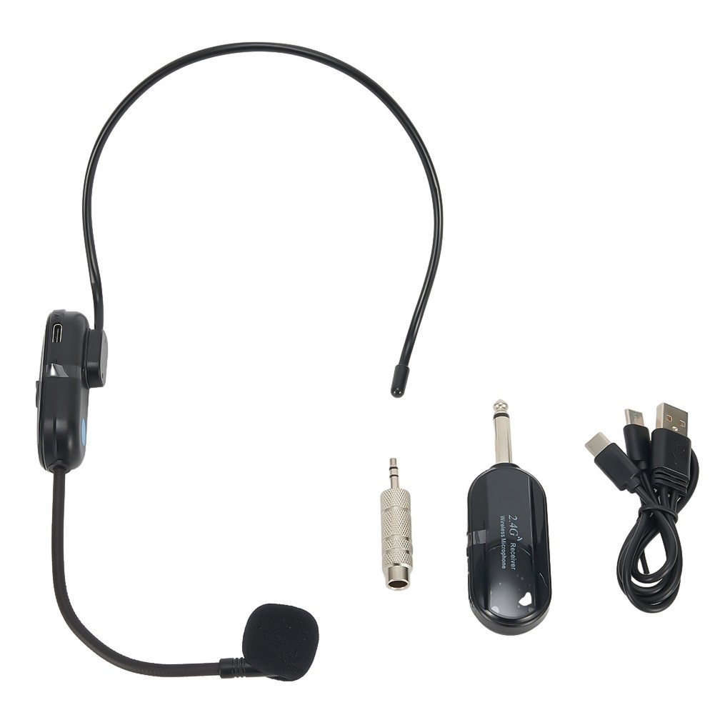 Wireless 2.4G for Microphone Headset 160FT Range Mic System For Teach