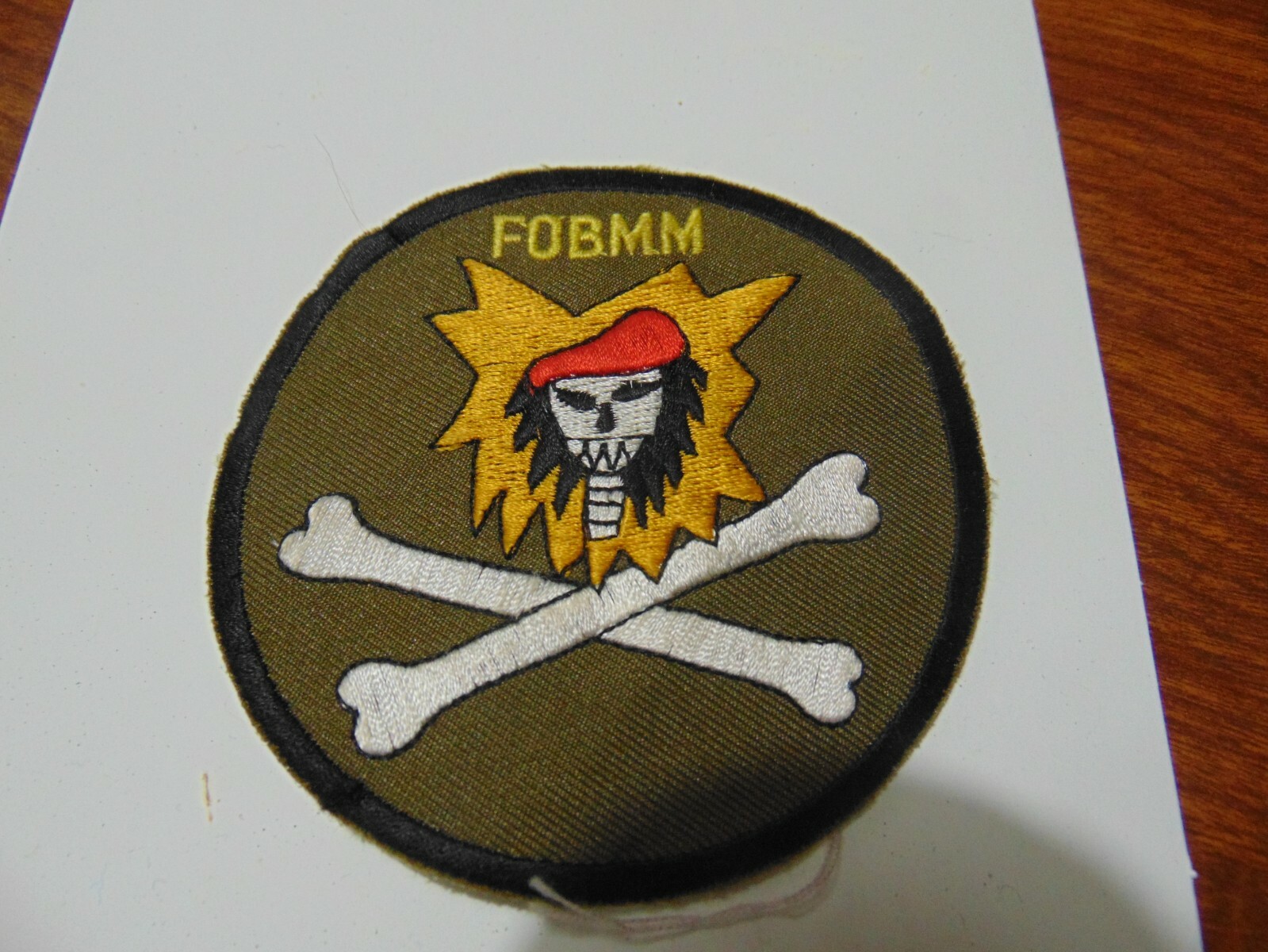 MILITARY PATCH OLD VIETNAM ERA US FORWARD OPERATING BASE MONKEY MOUNTAIN FOBMM