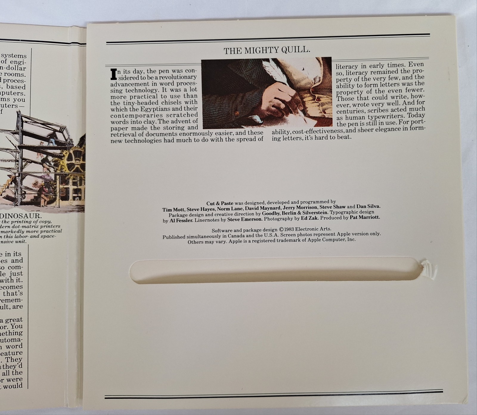 Cut And Paste Home Management Software For Atari Computers