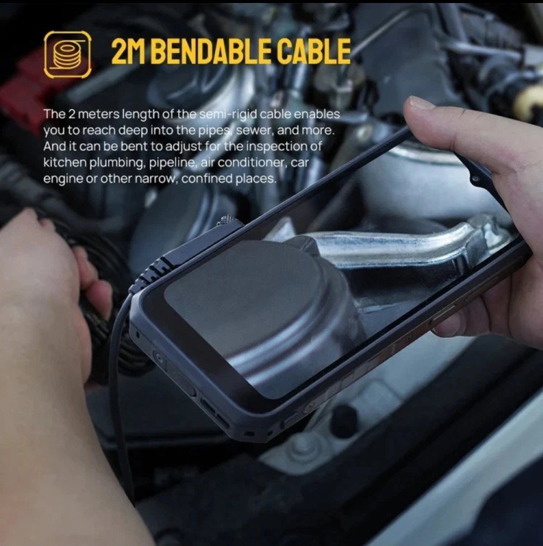 Endoscope E2 IP67 Waterproof Digital Endoscope for Ulefone Armor 9 / 9E / Power