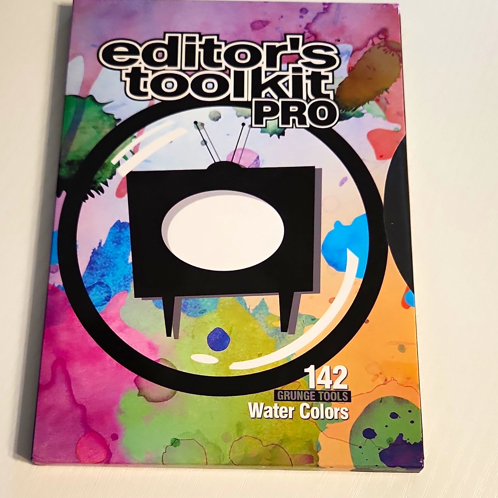Digital Juice Editor's Toolkit Pro 142 Grunge Tools Water Colors DVD Mac/Windows
